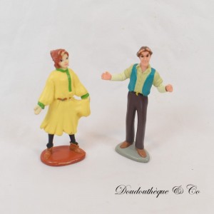 Set mit 2 Minifiguren Anastasia und Dimitri FOX 97 GTI 7 cm