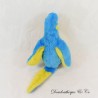 Peluche Ara perroquet CREATIONS DANI bleu jaune 18 cm