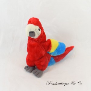 Cuddly cuddly set by Ara parrot CREATIONS DANI blue, yellow, red 18 cm