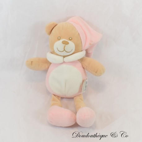 Osito de peluche MY LITTLE PEBBLES Cmp rosa beige 27 cm