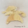 Doudou marionnette ours BABY NAT' marron et beige un rêve de bébé poudre à dormir 26 cm