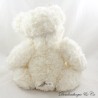 Teddy bear BUKOWSKI white Bella Luna Dolce bow linen polar bear 25 cm