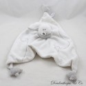 Flat cuddly toy DIMPEL triangle white grey stars scarf 32 cm
