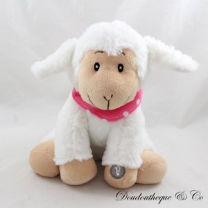 Peluche Sheep Sound FIZZY Blanco Rosa