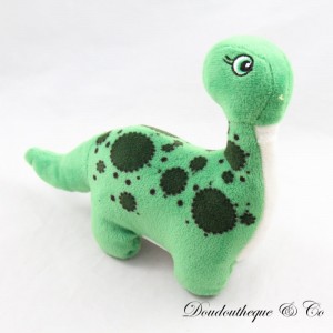 Macchie di peluche di dinosauro verde sul corpo