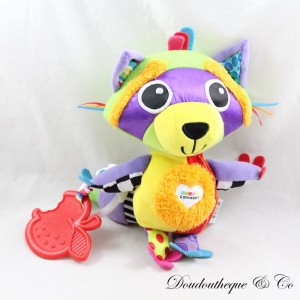 Peluche d'activité raton laveur LAMAZE Tomy doudou d'éveil