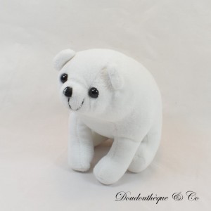 Peluche orso polare FAMILY & NOVOTEL peluche pubblicitario bianco 14 cm