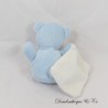 Teddybär Einstecktuch DOUDOU ET COMPAGNIE blau weiß 11 cm