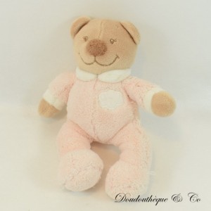 Teddy bear NATTOU cloud pink bell 16 cm
