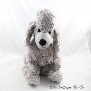 Poodle cuddly toy IKEA Gosig Pudel grey black 35 cm