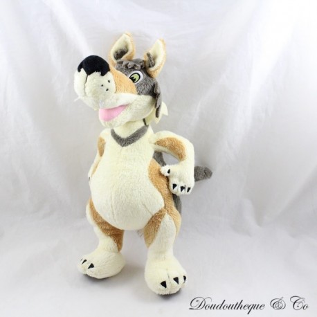 Ausgestopfter Wolf ANIMA Tierpark Sainte-Croix grau beige 35 cm Ausgestopfter Wolf ANIMA Tierpark Sainte-Croix grau beige 35 cm
