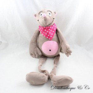 Plush Penelope the taupe LES PETITES MARIE brown-pink