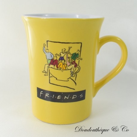 Friends Mug LIPTON Yellow Mug Tea Characters and Giant Mug TV Series Ceramics