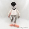 Plush Le Gallant cat MOULIN ROTY Once upon a time grey orange polka dots 24 cm