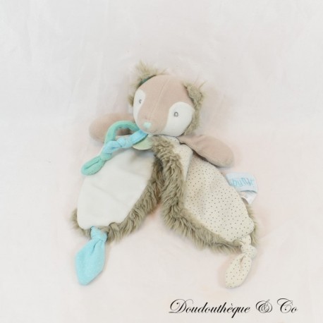 Flaches Kuscheltier Bär BABY NAT Blau Grün Grau Papuche & Frisounours BN0382 25 cm Flaches Kuscheltier Bär BABY NAT Blau Grün Grau Papuche & Frisounours BN0382 25 cm
