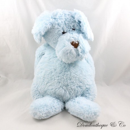 Peluche chien AJENA bleu clair groupe Nounours 40 cm