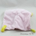 Flaches Kuscheltier Kuh NICOTOY rosa Küken Beißring 21 cm