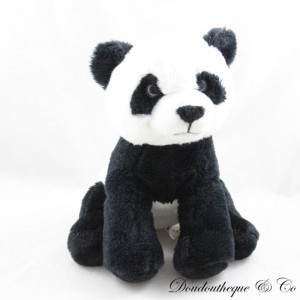 Peluche panda MAX & SAX blanc noir