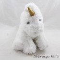 Peluche de unicornio MAISONS DU MONDE en blanco dorado