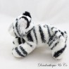 Plush White Tiger Stripes Elongated