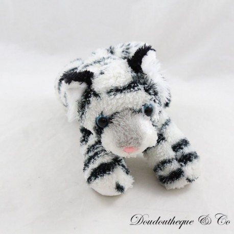 Peluche Bianco Tigre Righe Allungate