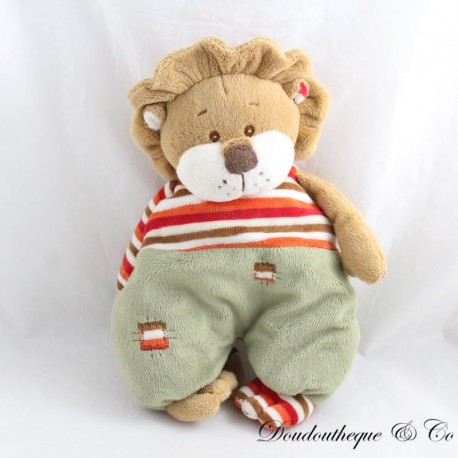 BUKOWSKI Löwe halbflaches Kuscheltier braun grün BUKOWSKI Löwe halbflaches Kuscheltier braun grün