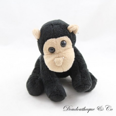 Monkey plush PETJES WORLD black brown Monkey plush PETJES WORLD black brown