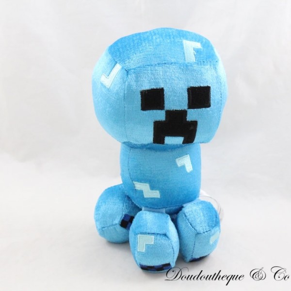 Charged Creeper JINX Minecraft Plush Blue 18 cm SOS cuddly toy