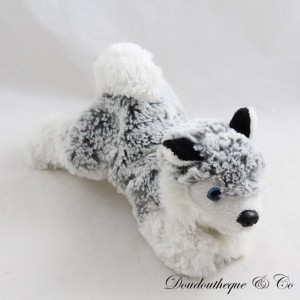 Husky Dog Plush CREATIONS DANI Grey White