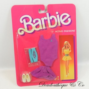 Vêtements poupée Barbie MATTEL Active Fashion ref 2183 vintage 1985