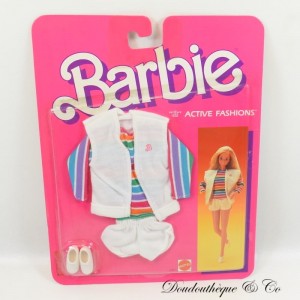 Vêtements poupée Barbie MATTEL Active Fashion ref 2187 vintage 1985