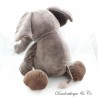 Elephant plush SANDY brown navel beige 50 cm