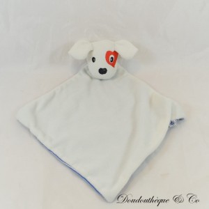 Hund Flaches Kuscheltier, KLEINES BOOT, Blau und Weiß Diamant 34 cm