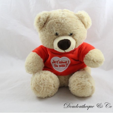 Plüschbär JEMINI Ich liebe dich! Weißt du? Plüschbär JEMINI Ich liebe dich! Weißt du?