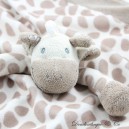 Giraffe flat cuddly toy MY TEDDY brown beige 3 knotted corners 33 cm