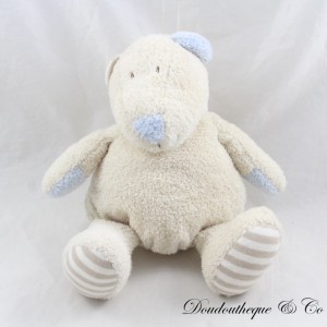 Teddy bear DIMPEL beige blue