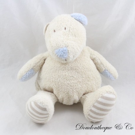 Teddybär DIMPEL beige blau