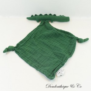 Flat cuddly toy Crocodile LIEWOOD Swaddle loddge green 33 cm