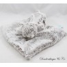 Flaches Bären-Kuscheltier BABY NAT' Les Flocons braungrau meliert Nase 22 cm BN051