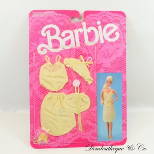 Barbie Kleidung Mattel Dessous de Barbie Ausgefallene Rüschen Vintage-Kleidung Ref 3183 1986
