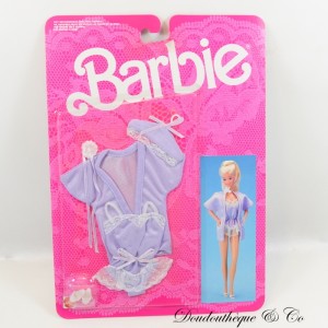 Barbie Abbigliamento Mattel Lingerie De Barbie Fantasia Volant Vestiti Vintage Ref 3180 1986