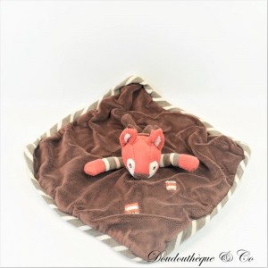 Jumpy Squirrel Flat Cuddly Blanket BUKOWSKI Patch Brown Orange 29 cm