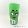M&M's WARNER BROS Plastic Green Promotional Cup 2013