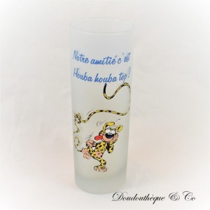 Marsupilami glass with opaque tops AVENUE OF THE STARS FRANQUIN 2004 17 cm