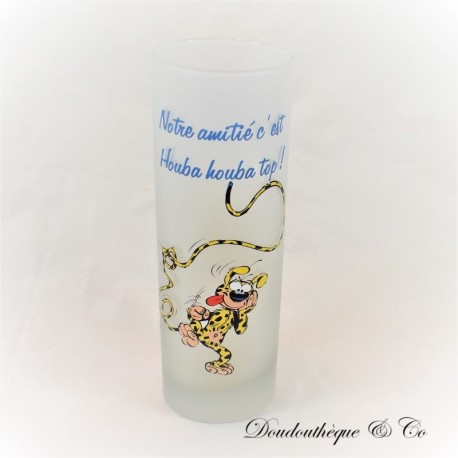 Marsupilami Glas mit undurchsichtigen Platten AVENUE OF THE STARS FRANQUIN 2004 17 cm