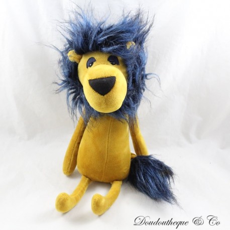 Lancelot Lion Plush JELLYCAT Swellegant Mustard Midnight Blue 38 cm