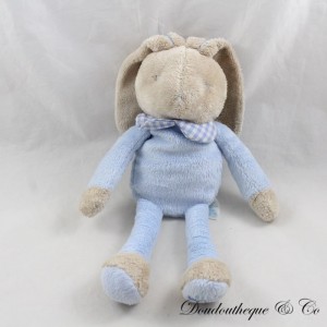 Rabbit cuddly toy KLORANE blue beige
