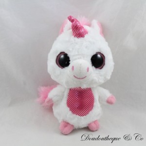 YOOHOO & FRIENDS Aurora Unicorno Peluche Bianco Rosa