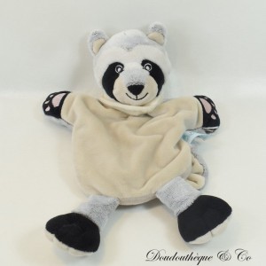 Raccoon puppet cuddly toy BABY NAT' Bandana scarf 30 cm