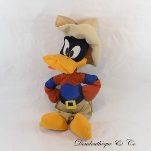 Peluche Daffy Duck WARNER BROS CHARACTERS Duffy déguisé en Shériff Les Looney Tunes 48 cm